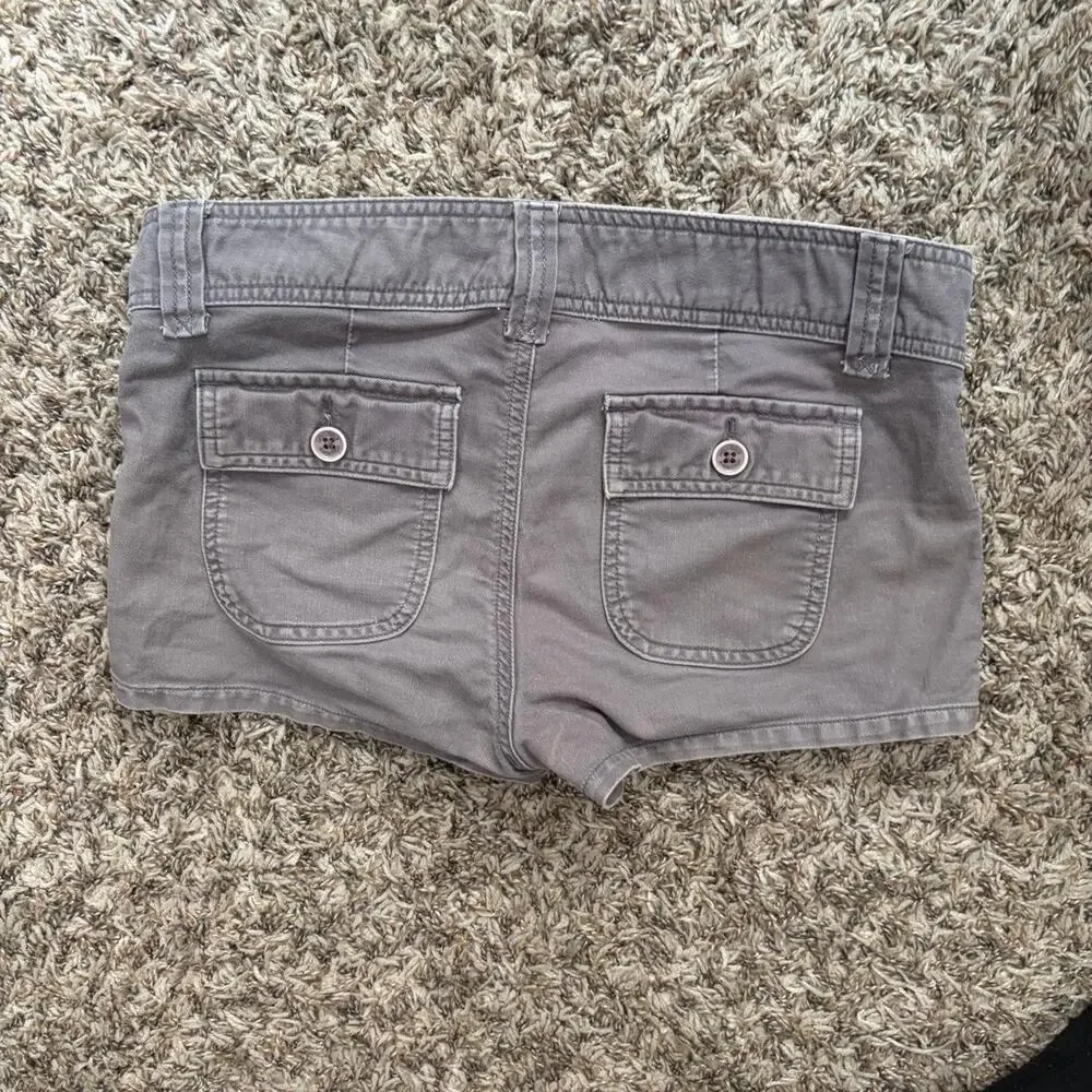 Vintage Y2K Hollister Mini Shorts Women’s Sz 5 Summer Glam Cute Beach